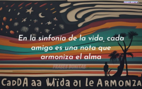 En la sinfonía de la vida, cada amigo es una nota que armoniza el alma